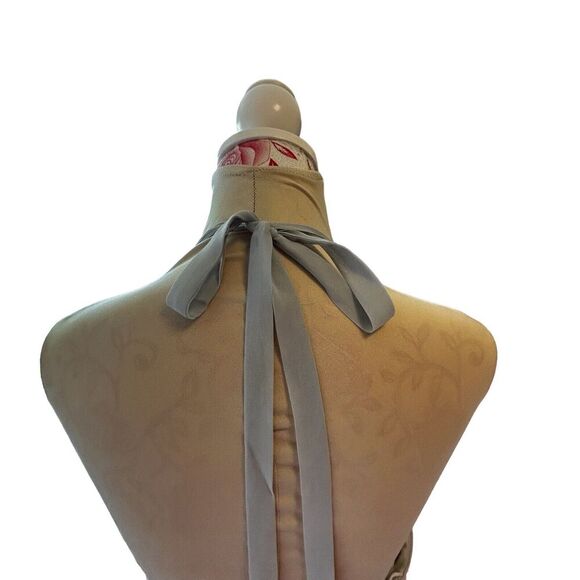 NWT BIRDIE GREY Women’s Halter Gray Cocktail/Party/Bridesmaid Lined Dress Size M - Picture 9 of 15